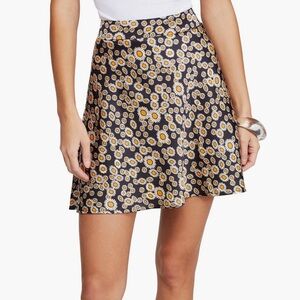 Free People Phoebe Daisy Print Miniskirt